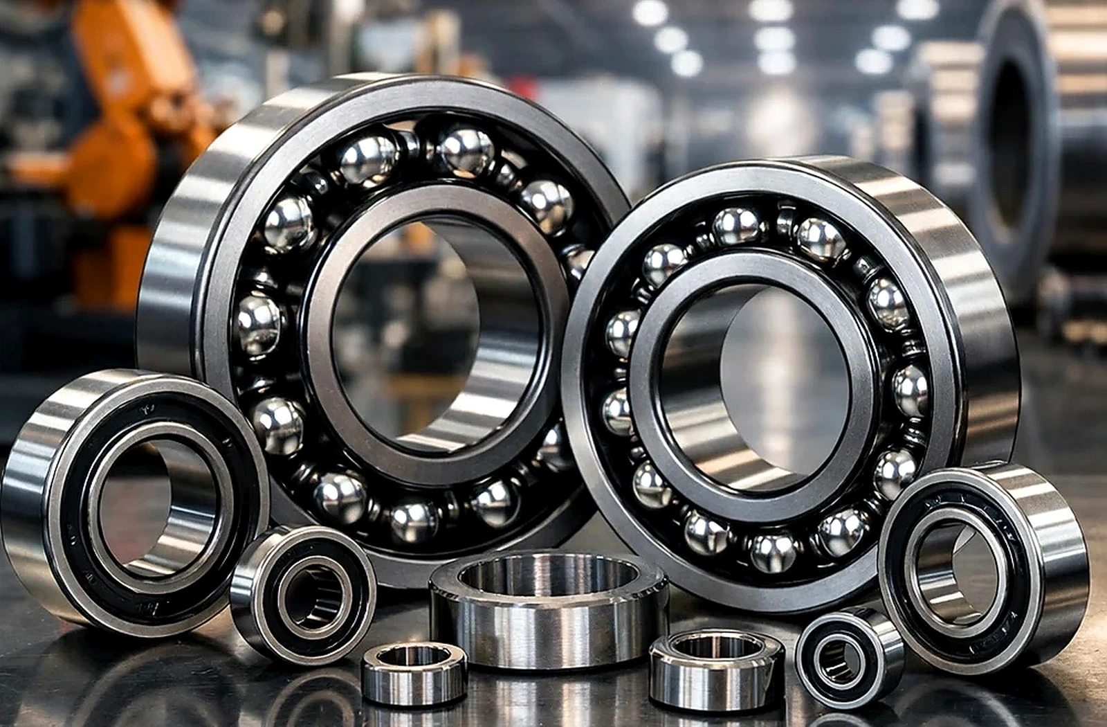 Industrial bearings and engineering components